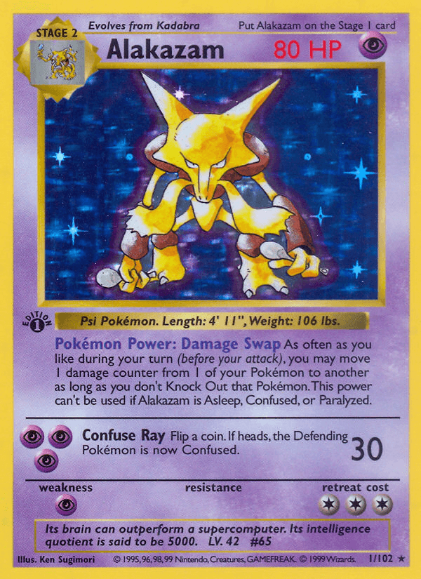 Alakazam (Base Set #1)