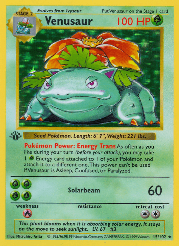 Venusaur (Base Set #15)