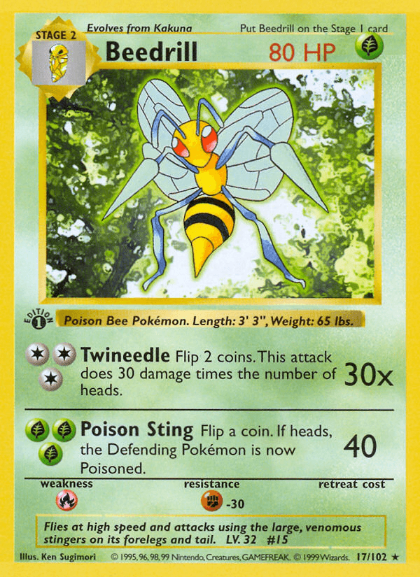Beedrill (Base Set #17)