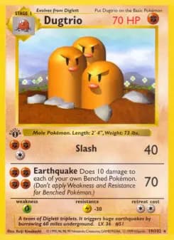 Dugtrio (BASE1 #19)