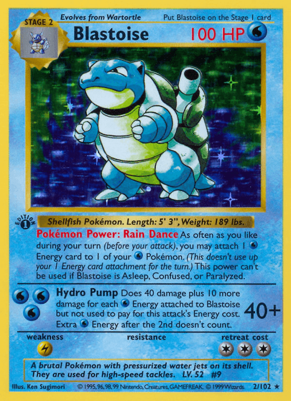 Blastoise (Base Set #2)
