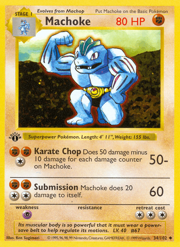 Machoke (Base Set #34)