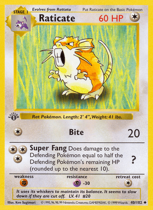 Raticate (Base Set #40)