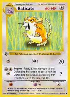 Raticate (BASE1 #40)