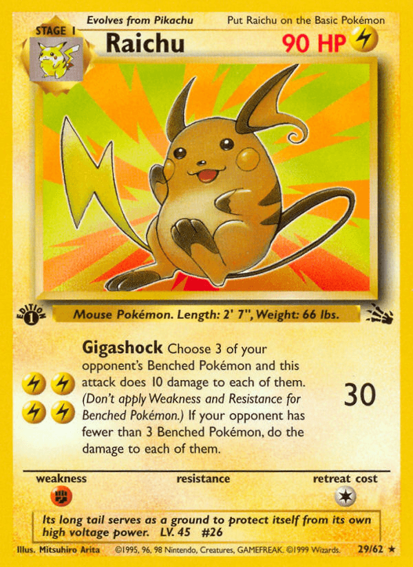 Raichu (Fossil #29)